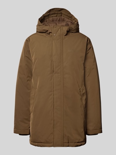 Les Deux Parka mit Stehkragen Modell 'Darius' Dunkelbraun 2