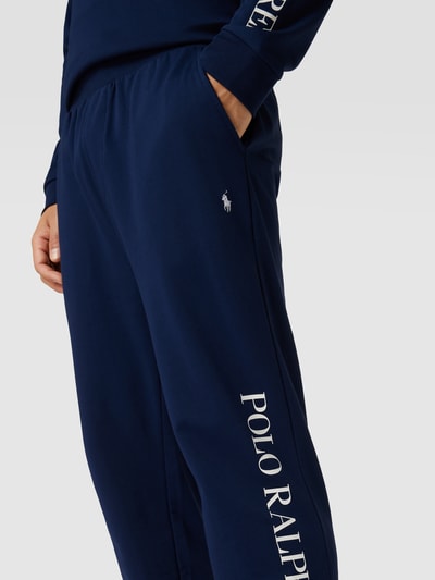 Polo Ralph Lauren Underwear Sweatpants met labelprint, model 'LOOPBACK' Donkerblauw - 3