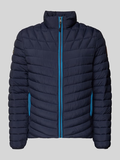 Napapijri Regular fit gewatteerd jack met gevoerde opstaande kraag, model 'Lapaz' Marineblauw - 2