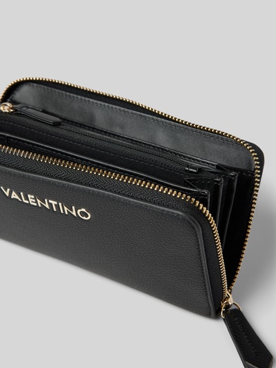 VALENTINO BAGS Portemonnaie mit Label-Applikation Modell 'ARCADIA' Black 3