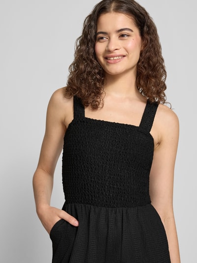 ONLY Regular Fit Jumpsuit mit gesmoktem Rumpf Modell 'ELISE' Black 3