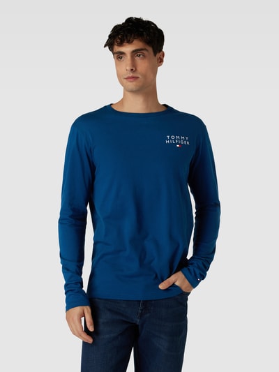 Tommy Hilfiger Longsleeve mit Label-Print Modell 'ORIGINAL' Blau 4