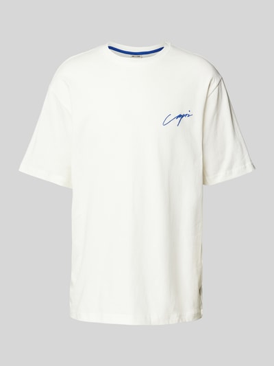 Only & Sons T-Shirt mit Stitching-Detail Modell 'MILO' Offwhite 2