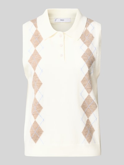 Mango Pullunder mit Woll-Anteil Modell 'BIMBU' Offwhite 2