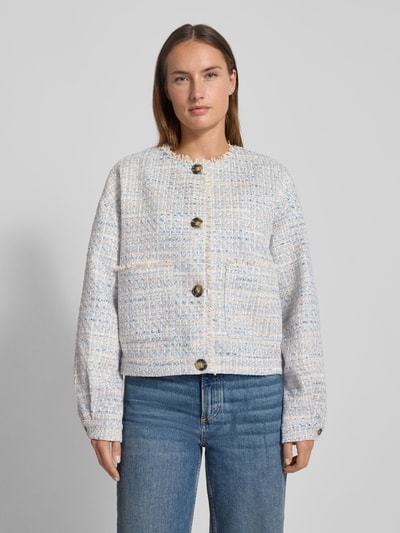 Christian Berg Woman Selection Blazer mit Knopfleiste Rauchblau 4