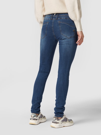 Buena Vista Jeans met smalle pasvorm en stretch, model 'Florida' Blauw - 5