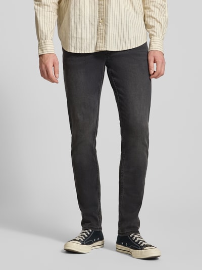 ONLY & SONS Stone Washed Slim Fit Jeans Black 4