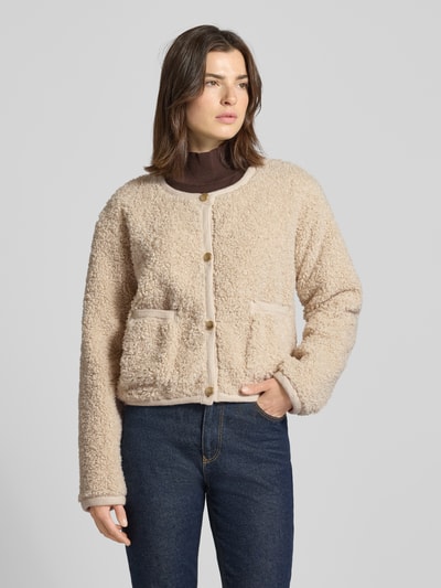 ZABAIONE Jack met knoopsluiting Beige - 4