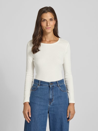 Christian Berg Woman Longsleeve met ronde hals Offwhite - 4