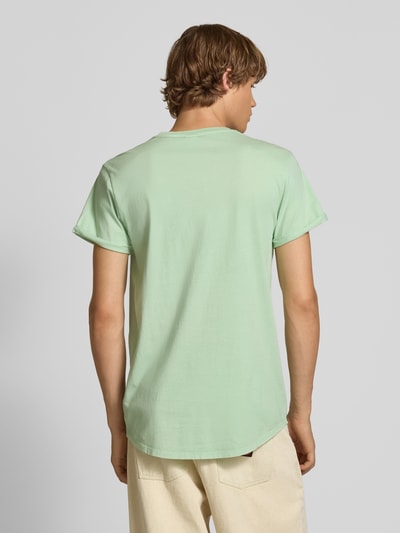 G-Star Raw T-Shirt mit Label-Detail und Rundhalsausschnitt Helltuerkis 5