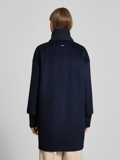 WHITE LABEL Mantel mit Zweiwege-Reißverschluss Dunkelblau 5