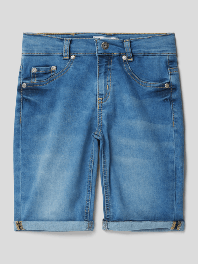 Blue Effect Jeansshorts in 5-pocketmodel Blauw - 1