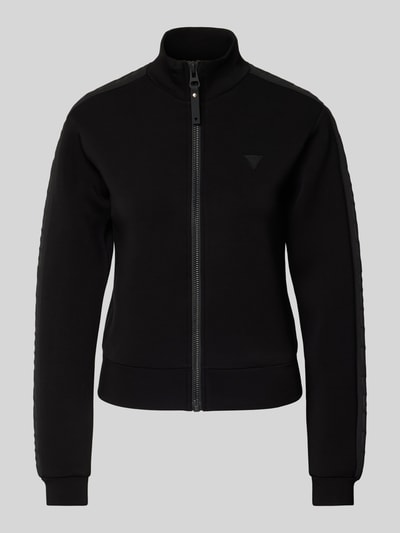 Guess Activewear Sweatjacke mit Stehkragen Modell 'NEW ALLIE' Black 1