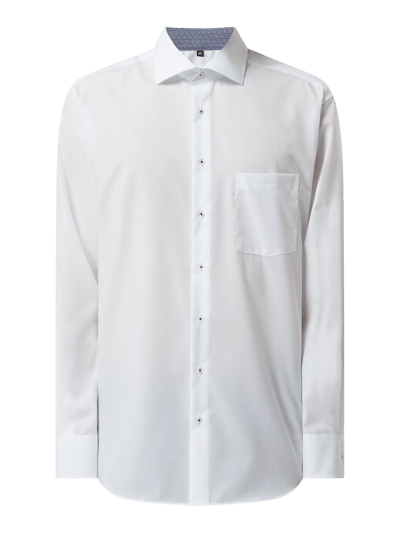 Eterna Regular fit zakelijk overhemd van katoen  Wit - 2