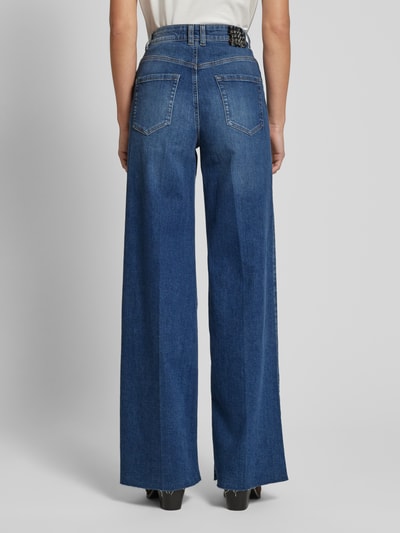 Marc Cain Wide leg jeans in 5-pocketmodel Blauw - 5