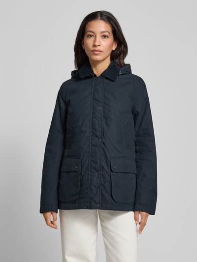 camel active Jacke mit abnehmbarer Kapuze Dunkelblau 4