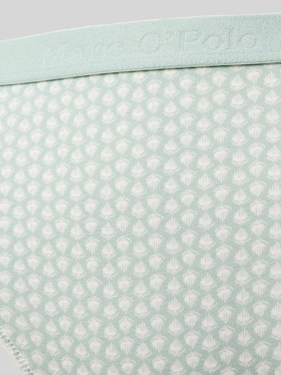Produktfoto, Slip aus Baumwoll-Mix im 3er-Pack von Marc O'Polo, Optik:Allover-Muster, elastischer Bundabschluss, Jersey-Stretch Materialverarbeitung