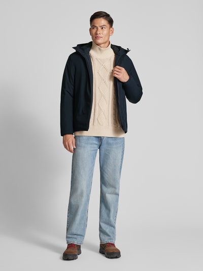 SCANDINAVIAN EDITION Regular Fit Jacke mit Zweiwege-Reißverschluss Modell 'Nimbus' Marine 1