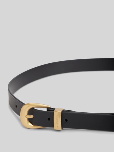 Tommy Hilfiger Riem van puur leer model 'NEW WEST 2.5' Zwart - 3