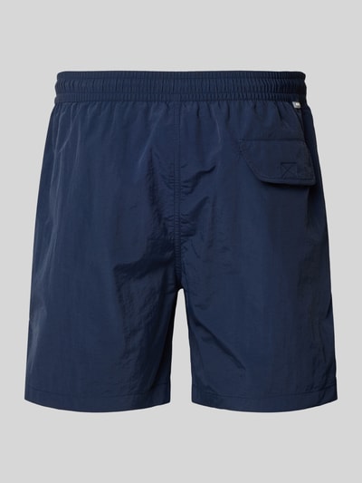 Mango Badehose in unifarbenem Design Marine 3