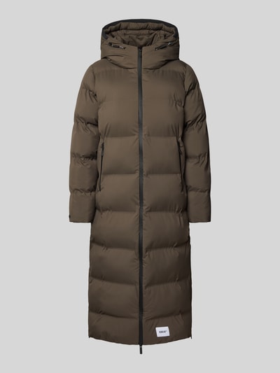 khujo Steppmantel mit Label-Patch Modell 'Larea' Oliv 2