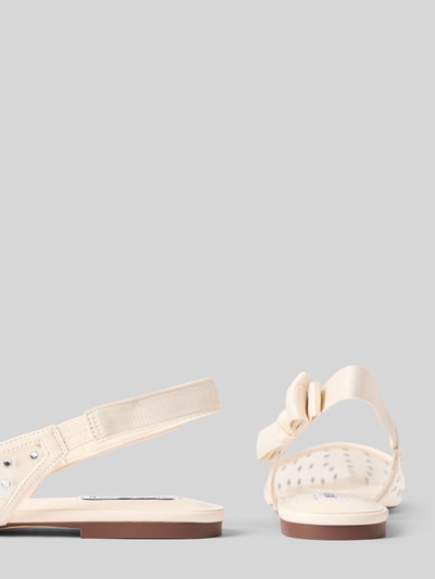 Steve Madden Ballerina's met siersteentjes, model 'OLYVIA' Beige - 2