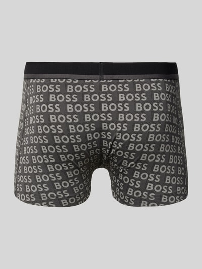 BOSS Trunks mit elastischem Label-Bund Dunkelgrau 3