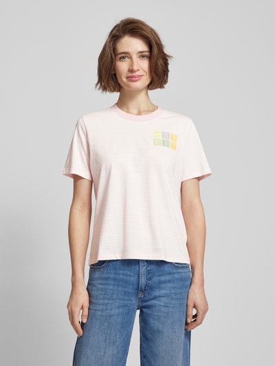 Esprit T-Shirt mit Streifenmuster Rosa 4