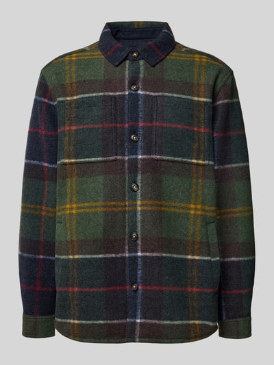 Barbour Regular fit overhemdjack met borstzakken Olijfgroen - 2