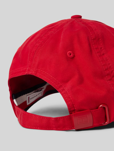 Tommy Hilfiger Basecap aus reiner Baumwolle Modell 'ESSENTIAL' Rot 3