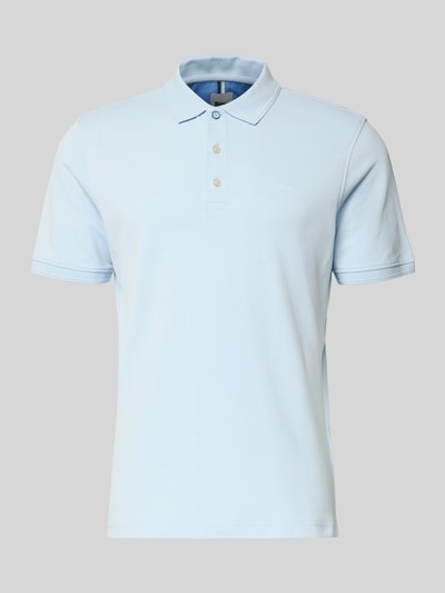 Brax Koszulka polo o kroju slim fit z Mieszanka bawełny Model 'Pete' Jasnoniebieski 2