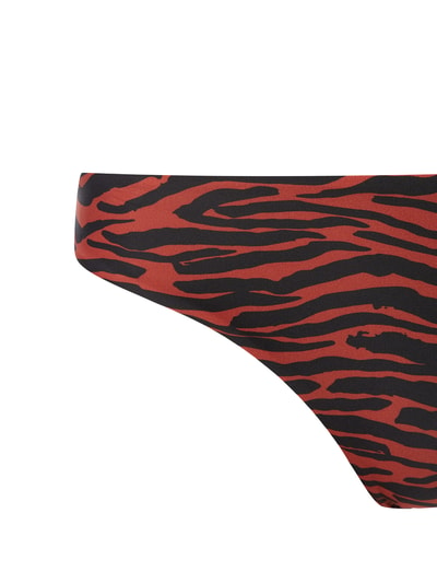 Shiwi Bikini-Slip mit Animal-Print Mittelbraun 2