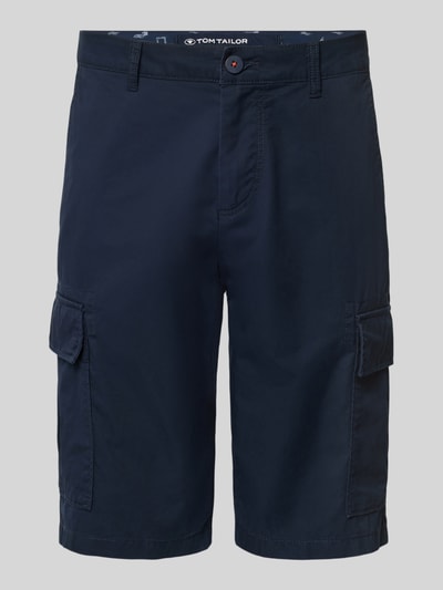 Tom Tailor Regular Fit Cargoshorts aus reiner Baumwolle
 Marine 2