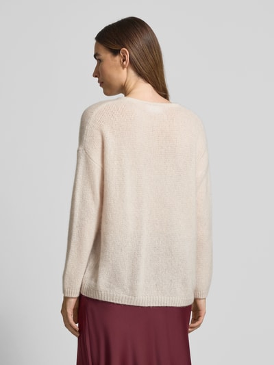 Hemisphere Strickpullover aus Kaschmir-Seide-Mix Offwhite 5