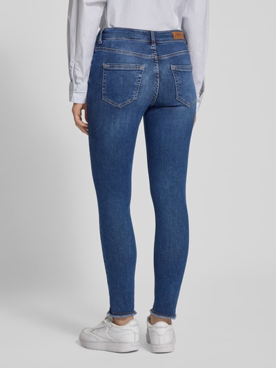 Only Skinny fit jeans van katoenmix, model 'BLUSH' Donkerblauw - 5