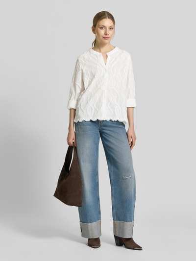Betty Barclay Regular Fit Bluse mit Stitchings Offwhite 1