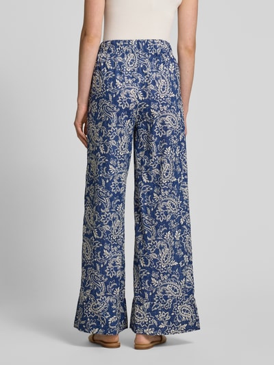 MANGO Stoffhose mit elastischem Bund Modell 'NEMO' Hellblau 5