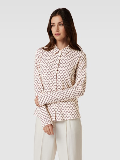 Marc O'Polo Bluse mit Allover-Muster Offwhite 4