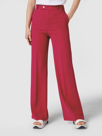 Mango Businesshose im Relaxed Fit Fuchsia 4