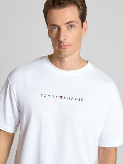 Tommy Hilfiger Relaxed Fit T-Shirt aus reiner Baumwolle Weiss 3