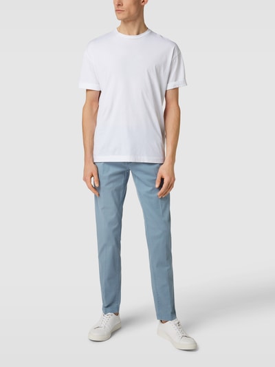 Marc O'Polo Regular Fit Chino mit Label-Patch Blau 1