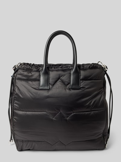 BOGNER Tote bag met labeldetail, model 'Malina' Zwart - 4