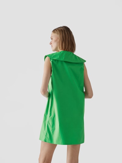 LouLou Studio Blusenkleid mit Bubikragen Apfelgrün 5