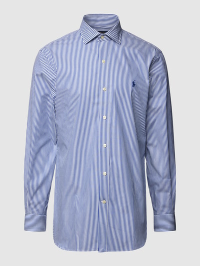 Polo Ralph Lauren Koszula biznesowa o kroju slim fit w paski Królewski niebieski 2