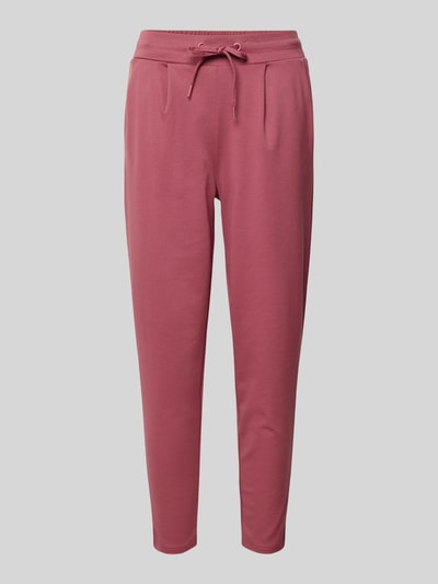 ICHI Joggingbroek met verkorte pasvorm en elastische band Mauve - 2