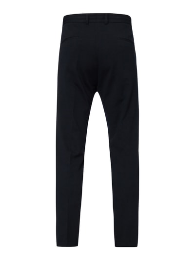 Cinque Stoffen broek met rechte pasvorm en stretch, model 'Cijuno' Marineblauw - 4