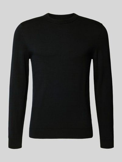 MCNEAL Strickpullover aus Baumwoll-Kaschmir-Mix mit Rundhalsausschnitt Marine 2