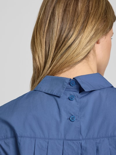 Marc O'Polo Denim Regular Fit Blusentop mit Hemdblusenkragen Rauchblau 3