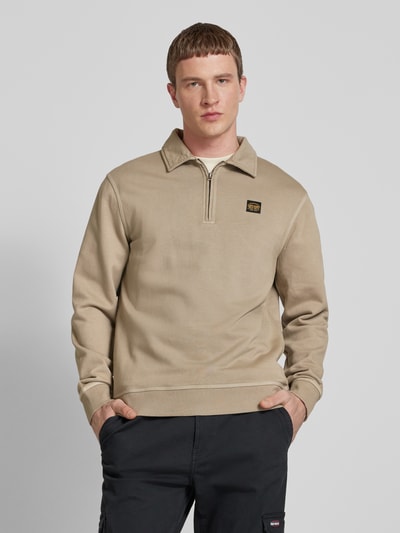 Superdry Sweatshirt met labeldetail Beige - 4