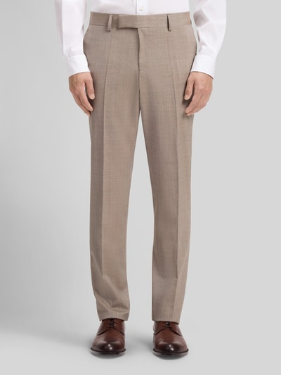 BOSS Slim Fit Anzug aus reiner Schurwolle Modell 'H-HUGE-2PCS-263' Beige 7